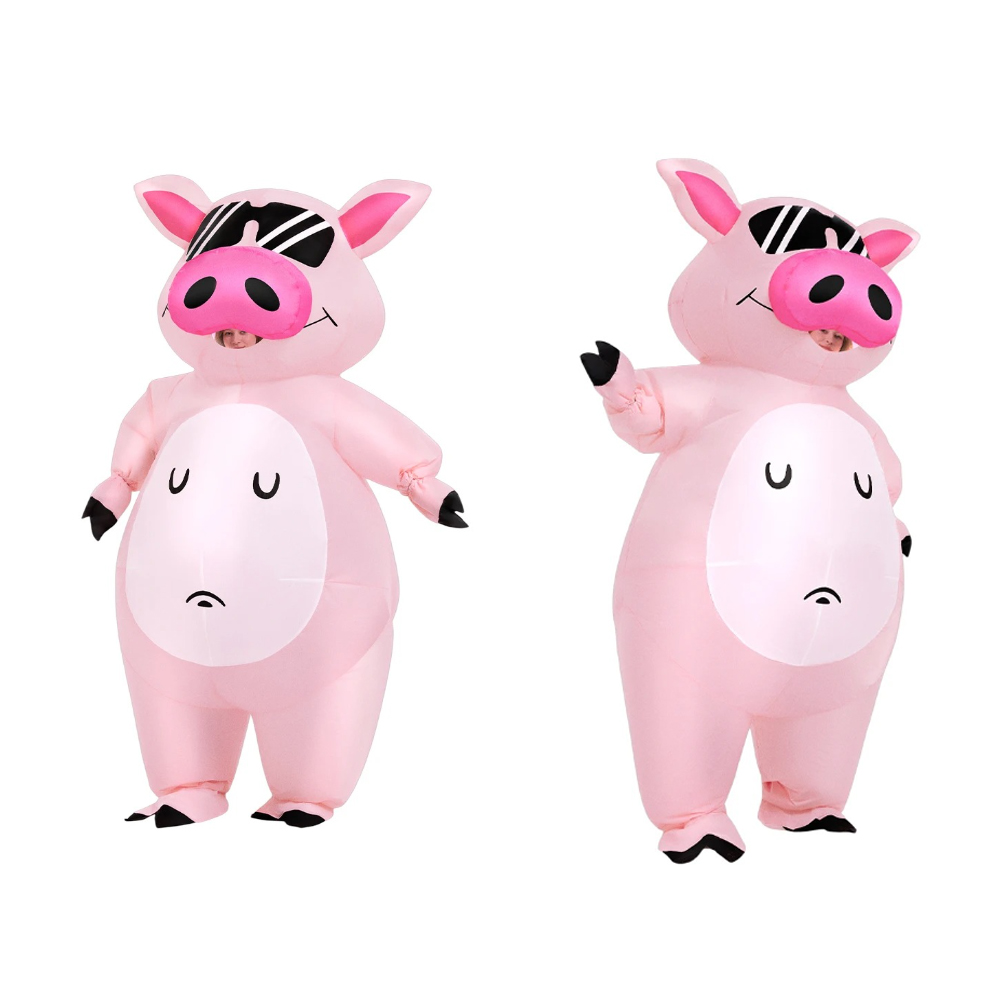 Cartoon Animal Piglet Inflatab - Halloween Costume Adult ulasan dan harga