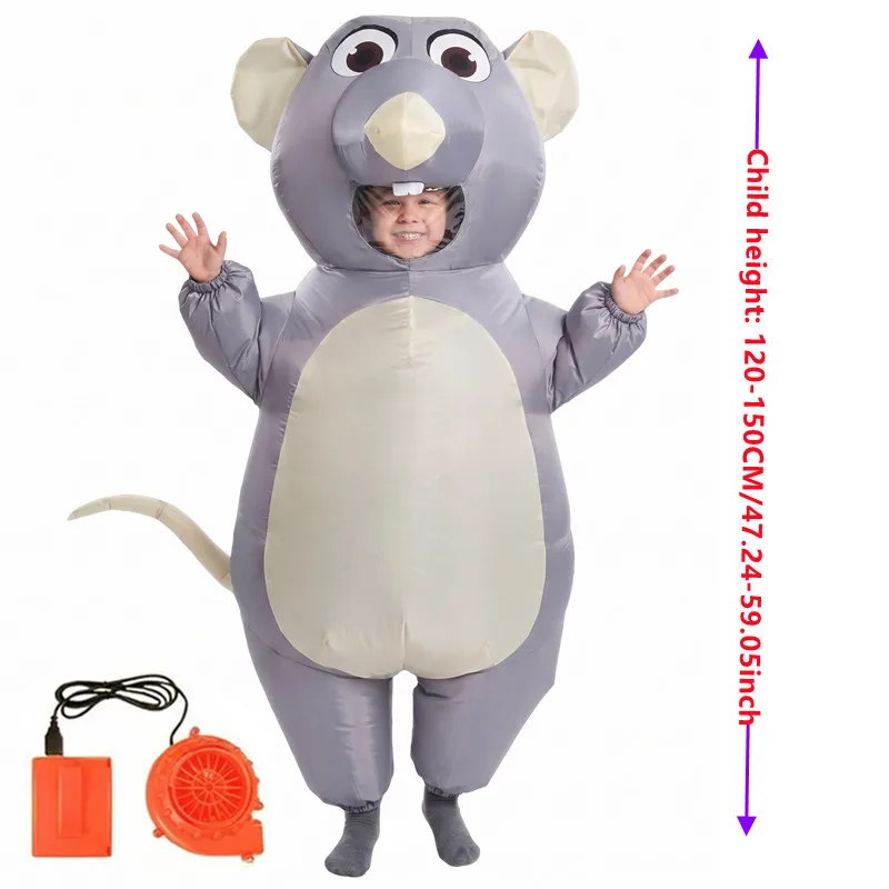 Adult Kids Inflatable Gray Mou - Halloween Costume Kids ulasan dan harga