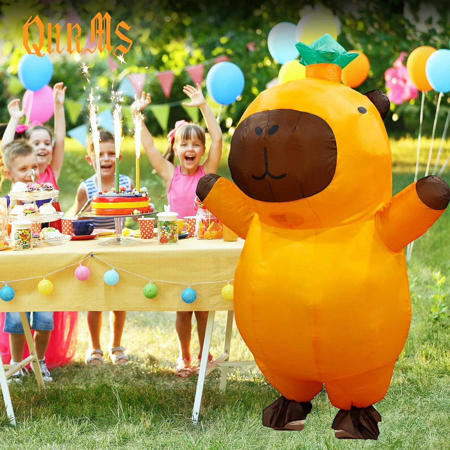 Capybara Inflatable Costume Ad - Halloween Costume Adult ulasan dan harga
