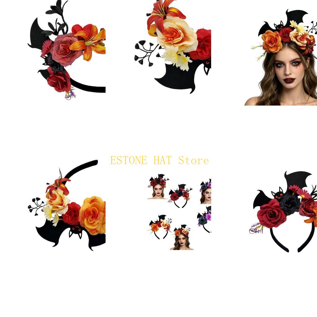 49MF Soft Halloween Headgear W - Halloween Skeleton Decoration ulasan dan harga