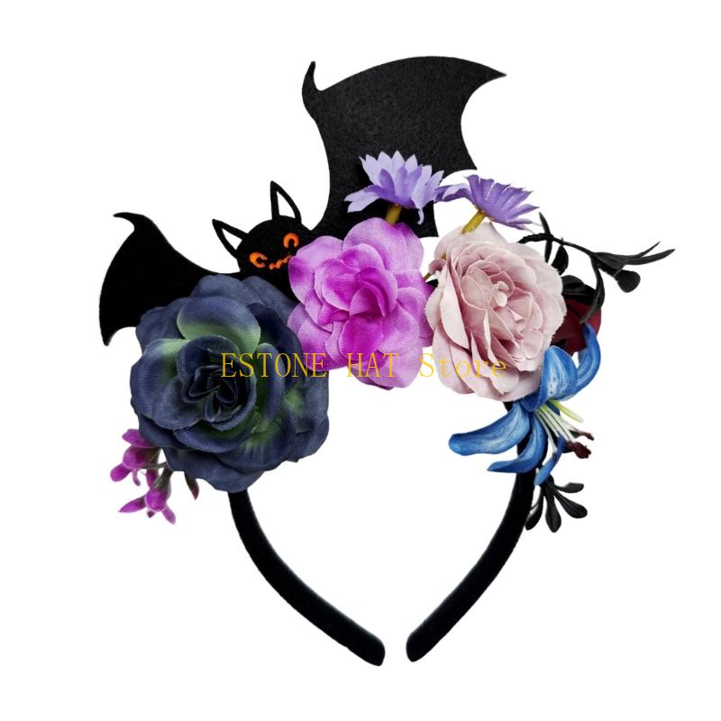 49MF Soft Halloween Headgear W - Halloween Skeleton Decoration ulasan dan harga