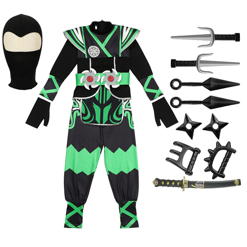 Green Ninja Costume for Kids w - Halloween Costume Kids ulasan dan harga