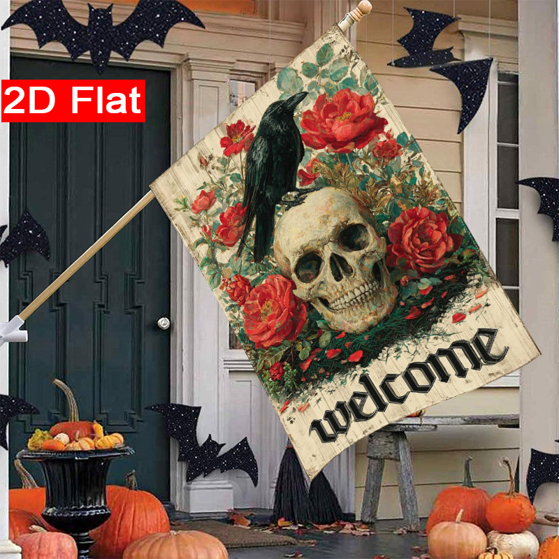 2D Flat - 2D Flat Halloween We - Halloween Skeleton Decoration ulasan dan harga