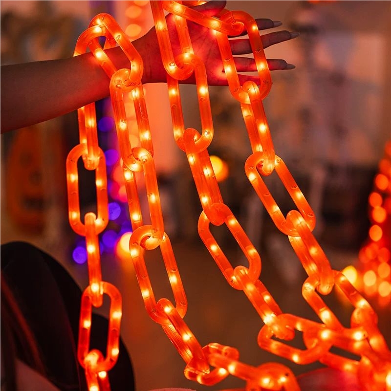 78.74in Halloween Outdoor Sola - Halloween Led String Lights Orange ulasan dan harga