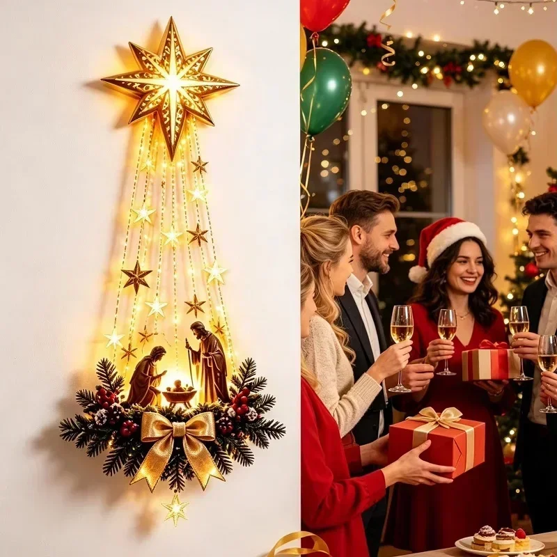 Christmas Bethlehem Star of Fa - Halloween Party Supplies ulasan dan harga
