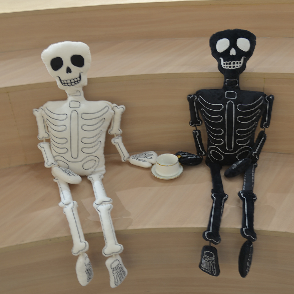 Halloween Skeleton Plush Doll  - Halloween Skeleton Decoration ulasan dan harga