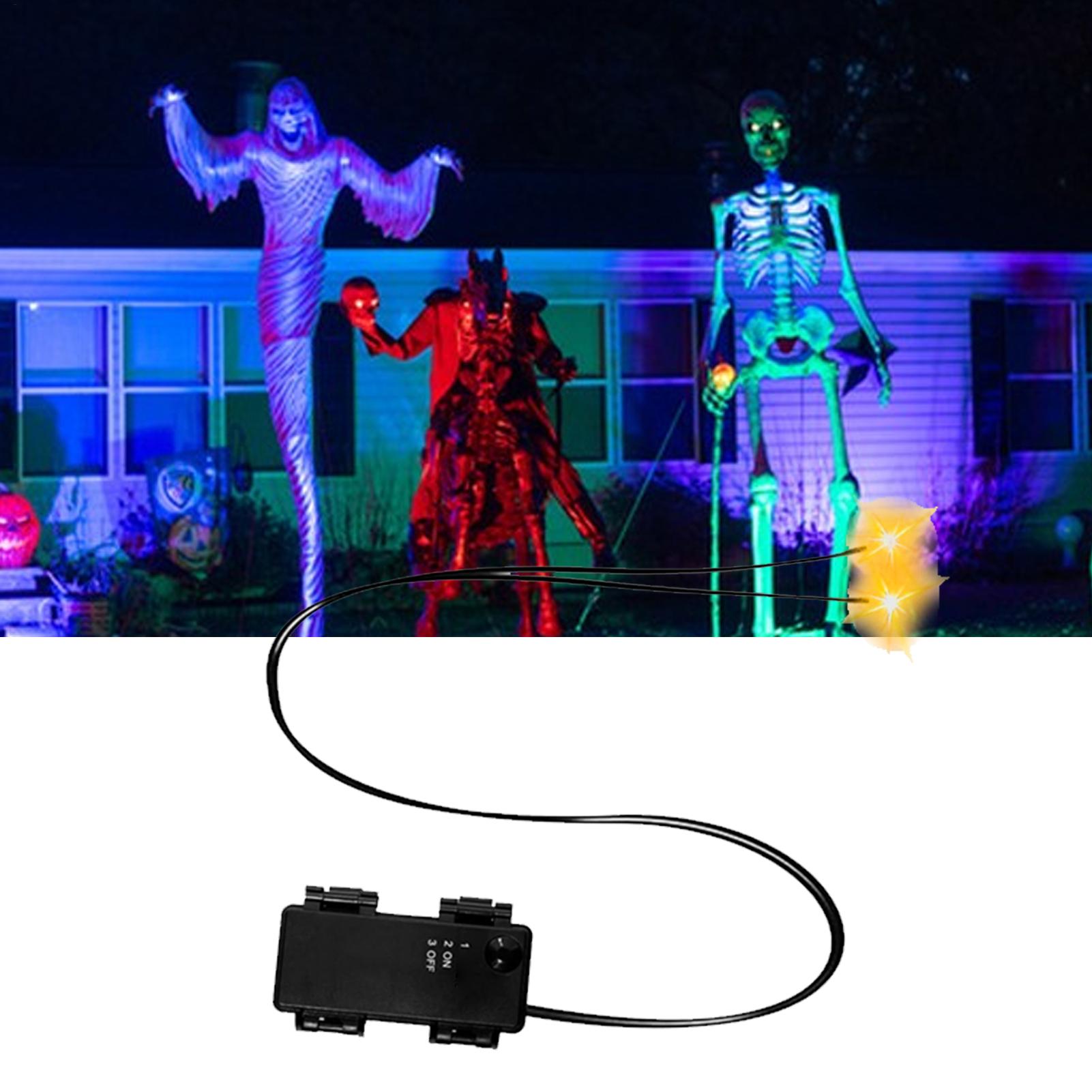 Halloween Led Glowing Eyes wit - Halloween Pumpkin Decor Led ulasan dan harga