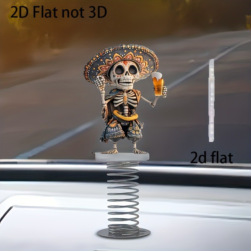 Halloween 2D Acrylic Swinging  - Halloween Skeleton Decoration ulasan dan harga