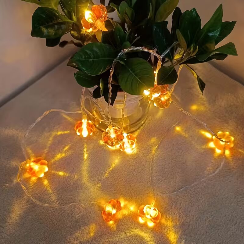 59/118in 10/20LED Halloween Or - Halloween Led String Lights Orange ulasan dan harga